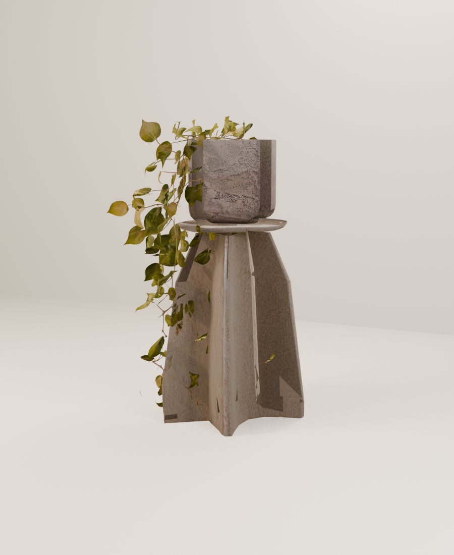 Hemp Stool & Planter
