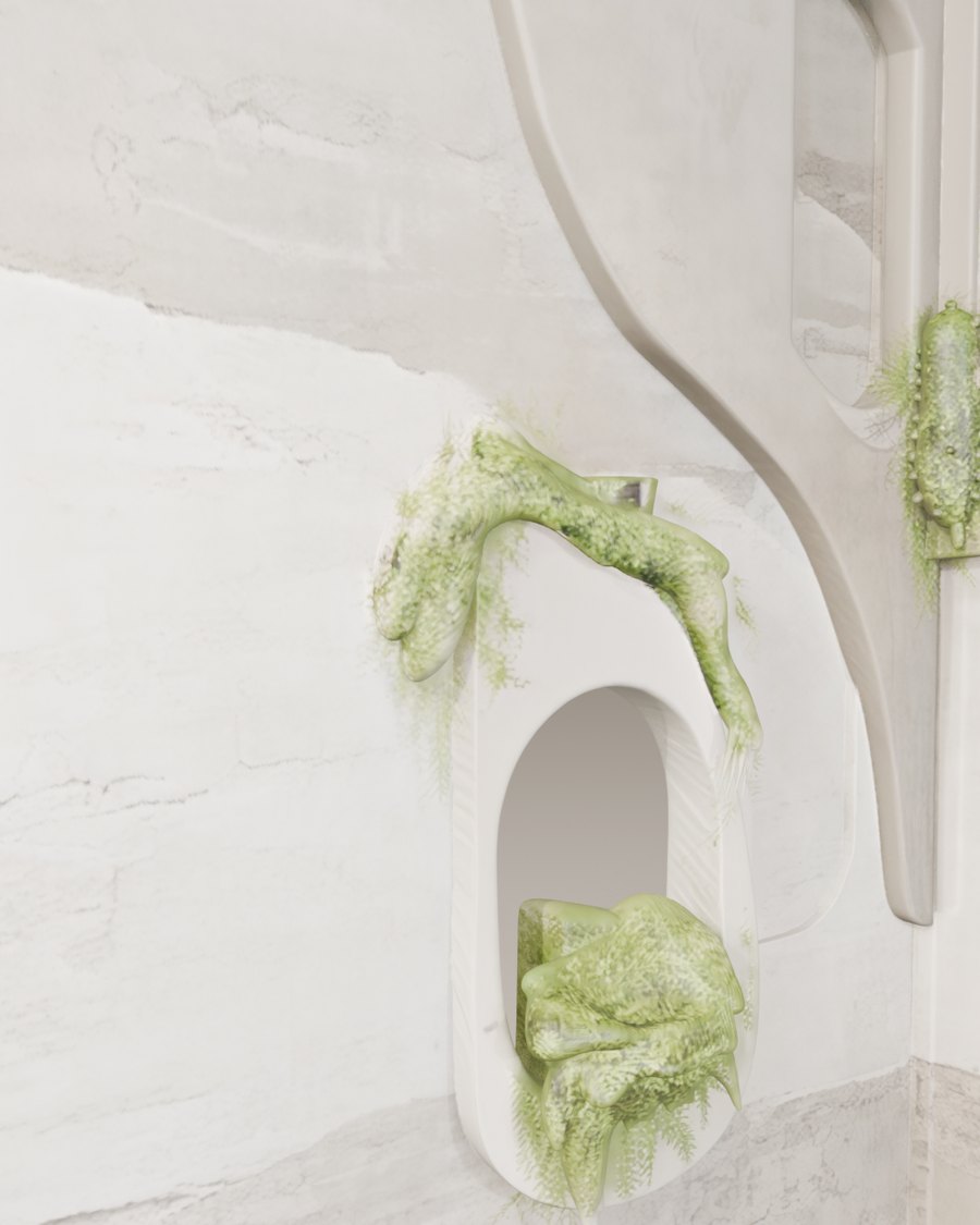 Moss arch detail